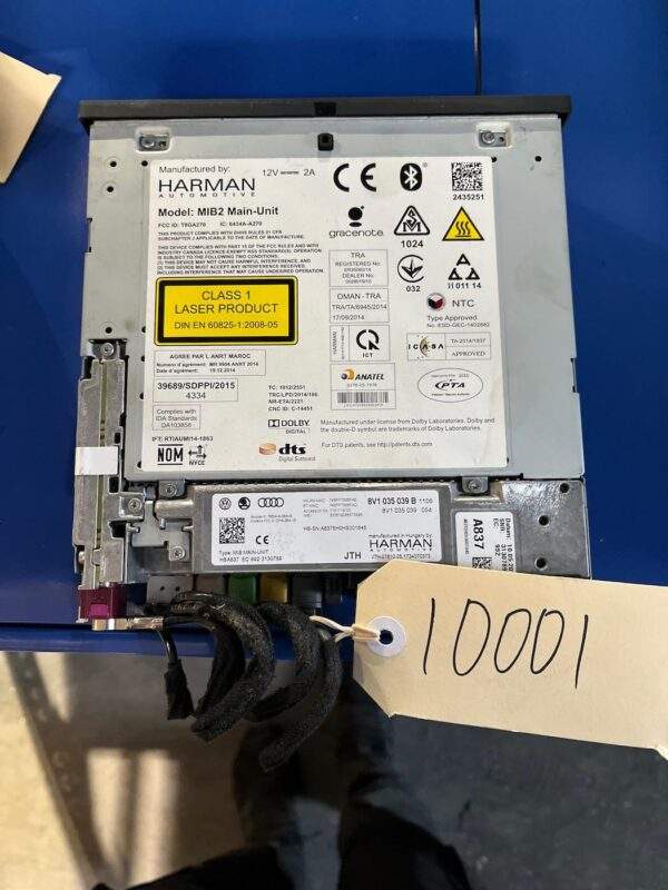 Audi A3 S3 RS3 Radio Control Unit MIB 2 8V1 035 039 B