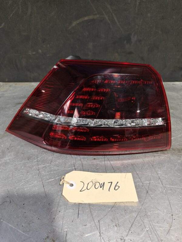 Volkswagen Golf Mk7 R Passenger Left Outer Tail Light LED Tinted 5G0 945 207 C