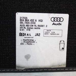 Audi 8V A3 Rear Floor Mat Carpet 8V4 864 452 A - Image 3