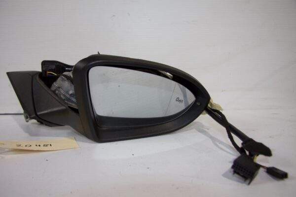 Volkswagen Golf Mk7 GTi R Driver RH Wing Mirror w Blindspot Missing Trim