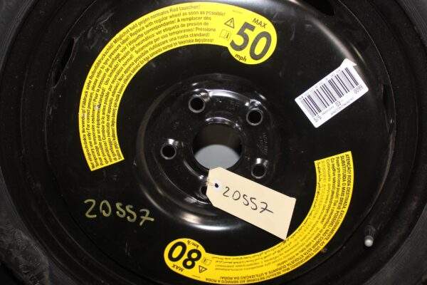 Volkswagen Golf Mk7 Spacer Saver Spare Wheel and Tyre 18 Inch 1K0027AP03C