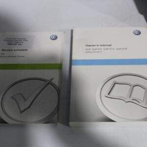 Volkswagen Golf Mk7 R Owners Service Books with Pouch - Image 2