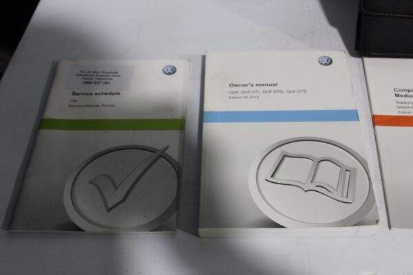 Volkswagen Golf Mk7 R Owners Service Books with Pouch