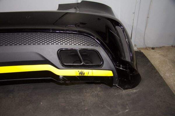 Mercedes Benz W176 A45 AMG Rear Bumper Bar Complete BLACK