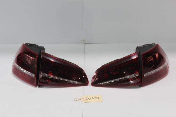 Volkswagen Golf MK7 R Tail Light Set LED Tinted OEM GENUINE