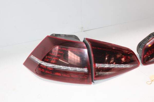 Volkswagen Golf MK7 R Tail Light Set LED Tinted OEM GENUINE