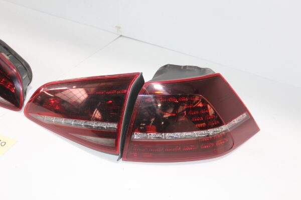 Volkswagen Golf MK7 R Tail Light Set LED Tinted OEM GENUINE