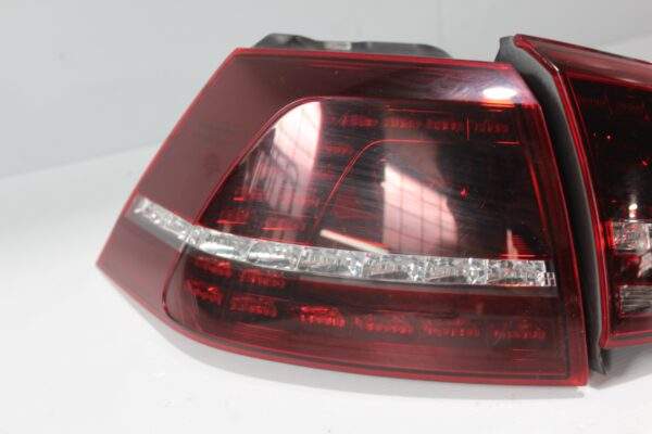 Volkswagen Golf MK7 R Tail Light Set LED Tinted OEM GENUINE