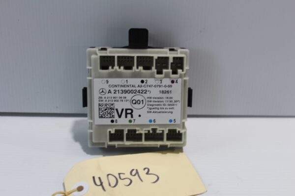 Mercedes Benz W205 C Class Door Control Unit Module A2139002422