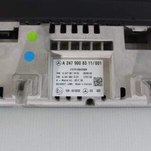 Mercedes Benz W177 W118 A CLA Class Cluster Headunit Display Screen A2479008311 - Image 3