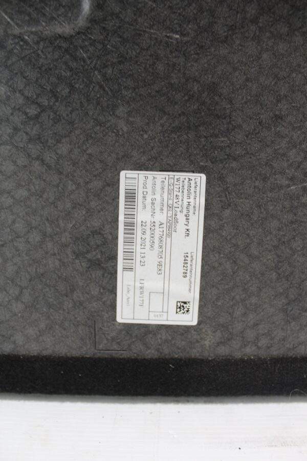 Mercedes Benz W177 A200 A250 A35 A45 Hatch Boot Floor Capet A1776808705