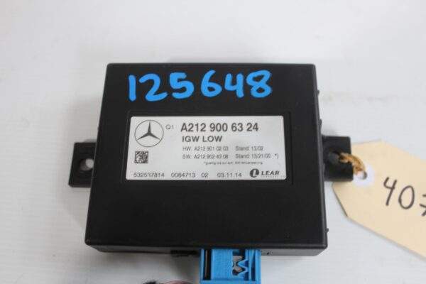 Mercedes Benz W212 E63 AMG Chassis Gateway Control Unit Module A2129006324