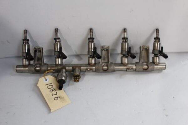 Audi RS3 RSQ3 TTRS DAZA DNW Fuel Rail with Injectors 07K133317AB, 07K906036K