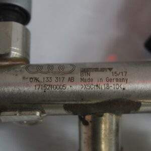 Audi RS3 RSQ3 TTRS DAZA DNW Fuel Rail with Injectors 07K133317AB, 07K906036K - Image 3