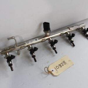 Audi RS3 RSQ3 TTRS DAZA DNW Fuel Rail with Injectors 07K133681B, 07K133551A - Image 2