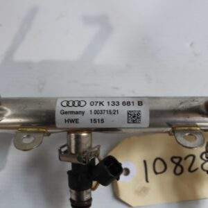 Audi RS3 RSQ3 TTRS DAZA DNW Fuel Rail with Injectors 07K133681B, 07K133551A - Image 7
