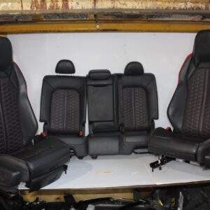 Audi F3 RSQ3 Interior Front & Rear Seats Full Set, Red Diamond Stitching