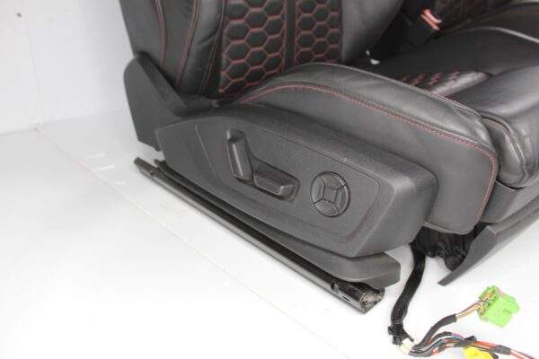 Audi F3 RSQ3 Interior Front & Rear Seats Full Set, Red Diamond Stitching