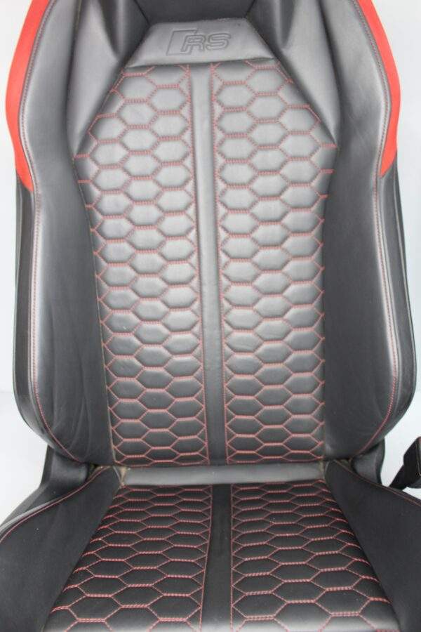 Audi F3 RSQ3 Interior Front & Rear Seats Full Set, Red Diamond Stitching