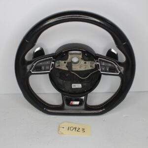 Audi 8V S3 Flat Bottom Steering Wheel Black Leather 8V0 419 091 AB