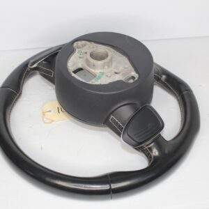 Audi 8V S3 Flat Bottom Steering Wheel Black Leather 8V0 419 091 AB - Image 5