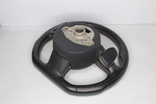 Audi 8V S3 Flat Bottom Steering Wheel Black Leather 8V0 419 091 AB