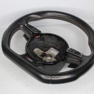 Audi 8V S3 Flat Bottom Steering Wheel Black Leather 8V0 419 091 AB - Image 12
