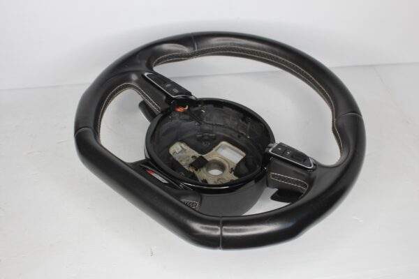 Audi 8V S3 Flat Bottom Steering Wheel Black Leather 8V0 419 091 AB
