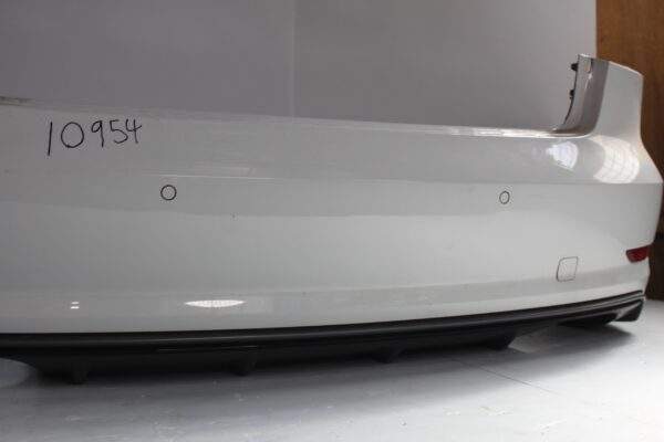 Audi 8V S3 Rear Bumper Bar with Diffuser - WHITE