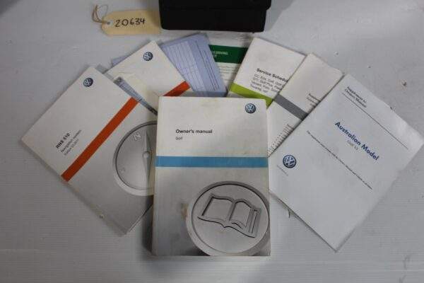 Volkswagen Golf Mk6 R Owners Manual Service Books with Pouch