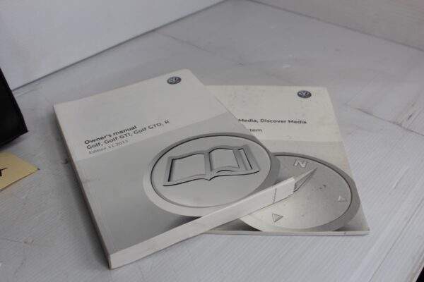 Volkswagen Golf MK7 GTI Owners Manual Service Books With Pouch