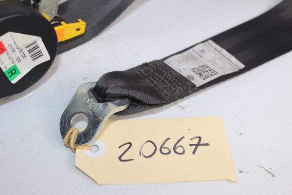 Volkswagen Golf Mk6 GTi R Front Left Seat Belt Pre-Tensioner 1K4 857 706 BK