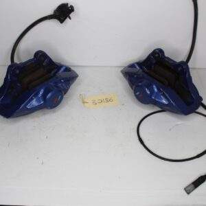 BMW F80 F82 M3 M4 Competition Brake Caliper Front Rear Full Set BLUE - Image 9