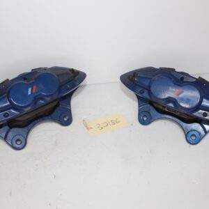 BMW F80 F82 M3 M4 Competition Brake Caliper Front Rear Full Set BLUE - Image 8