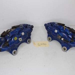 BMW F80 F82 M3 M4 Competition Brake Caliper Front Rear Full Set BLUE - Image 2
