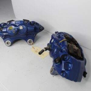 BMW F80 F82 M3 M4 Competition Brake Caliper Front Rear Full Set BLUE - Image 5
