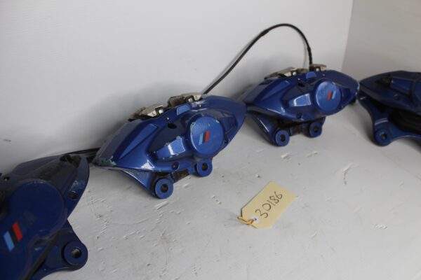 BMW F80 F82 M3 M4 Competition Brake Caliper Front Rear Full Set BLUE