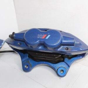 BMW F80 F82 M3 M4 Competition Brake Caliper Front Rear Full Set BLUE - Image 17