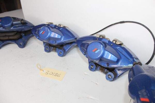 BMW F80 F82 M3 M4 Competition Brake Caliper Front Rear Full Set BLUE