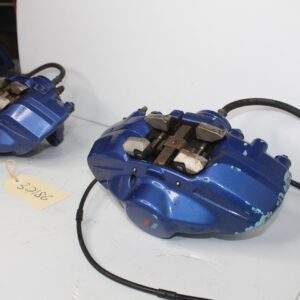 BMW F80 F82 M3 M4 Competition Brake Caliper Front Rear Full Set BLUE - Image 13