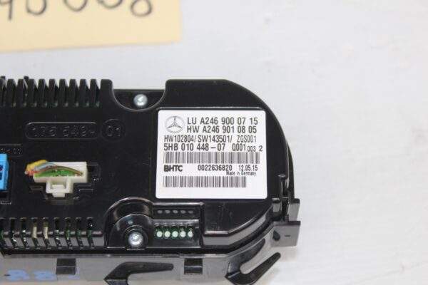 Mercedes Benz W176 W117 A CLA Class AC Climate Control Panel A2469000715
