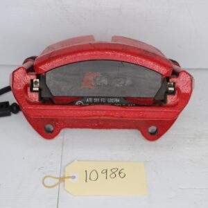 Audi 8V S3 Front Right Brake Caliper Red w Black Badge