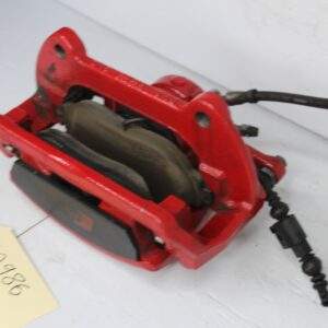 Audi 8V S3 Front Right Brake Caliper Red w Black Badge - Image 6