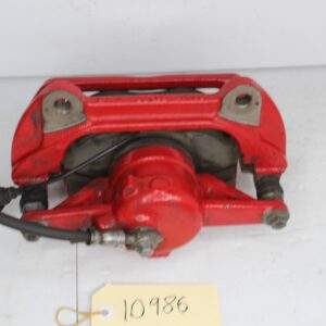 Audi 8V S3 Front Right Brake Caliper Red w Black Badge - Image 5