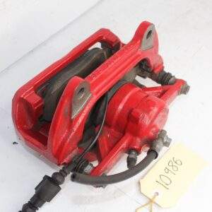 Audi 8V S3 Front Right Brake Caliper Red w Black Badge - Image 4