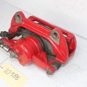 Audi 8V S3 Front Right Brake Caliper Red w Black Badge - Image 3