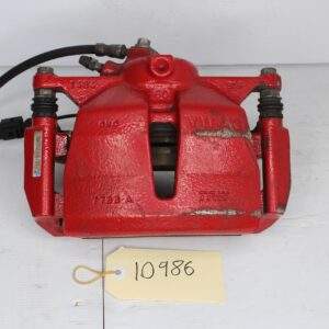 Audi 8V S3 Front Right Brake Caliper Red w Black Badge - Image 14