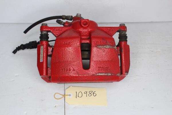Audi 8V S3 Front Right Brake Caliper Red w Black Badge