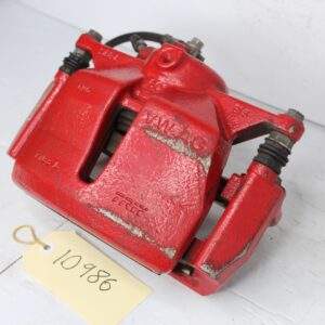 Audi 8V S3 Front Right Brake Caliper Red w Black Badge - Image 12