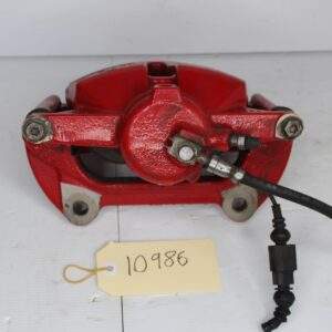 Audi 8V S3 Front Right Brake Caliper Red w Black Badge - Image 11